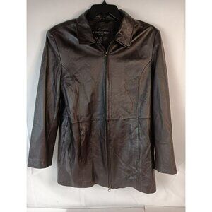Centigrade Womens Large Leather Jacket With Polyester Lining